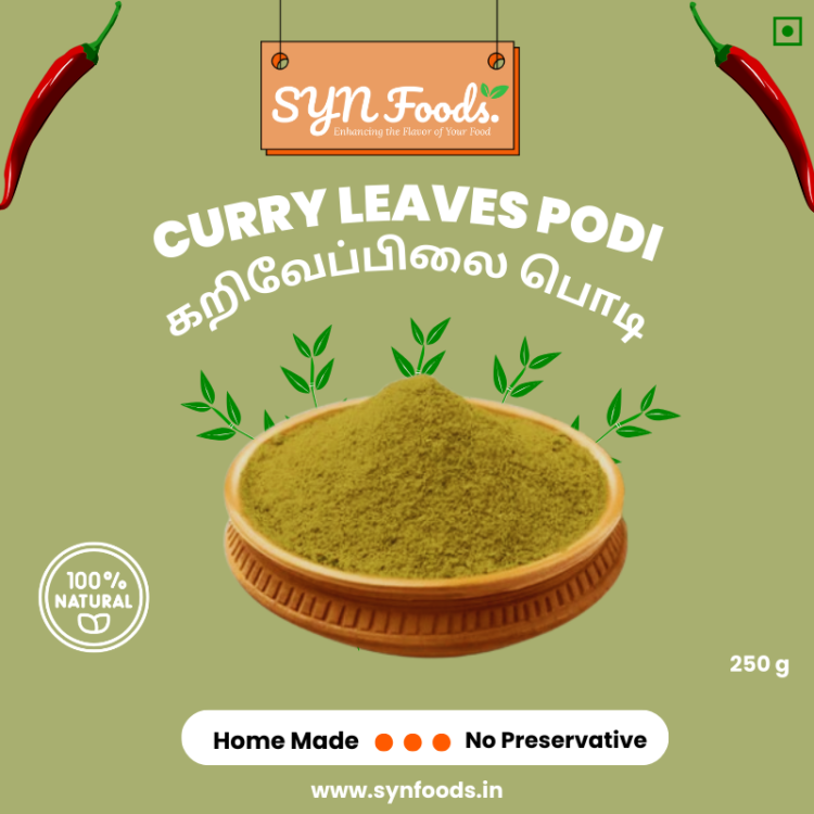 Curry Leaves Idli/Dosa Podi | கறிவேப்பிலை பொடி